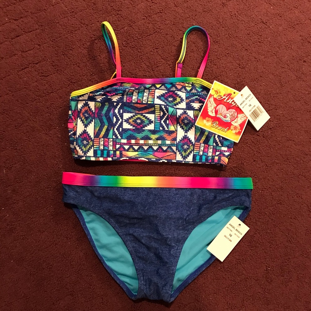 Girls 2 Piece Bathing Suit w/tags